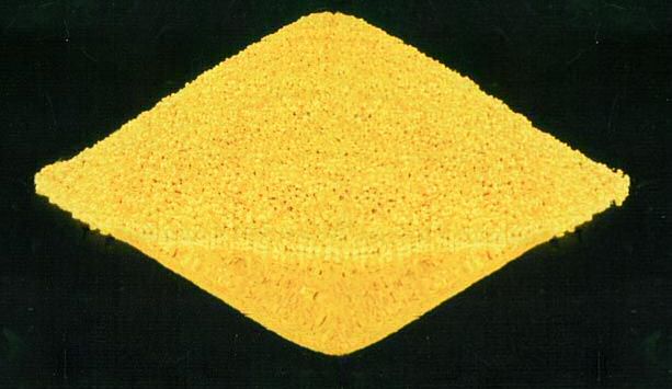 Pile of yellowcake uranium concentrate